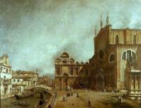 Canaletto - The Church of Saints John and Paul